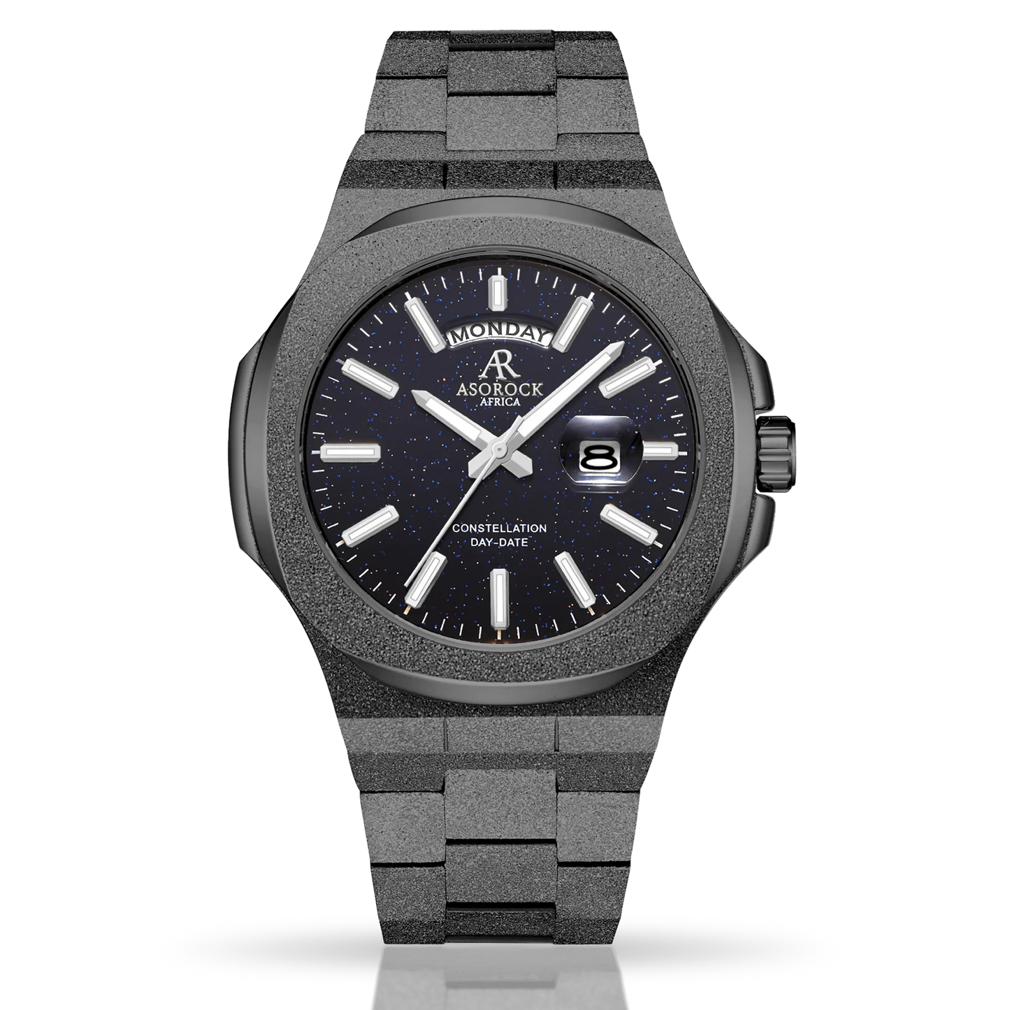 All Black frosted stardust Constellation Day-Date