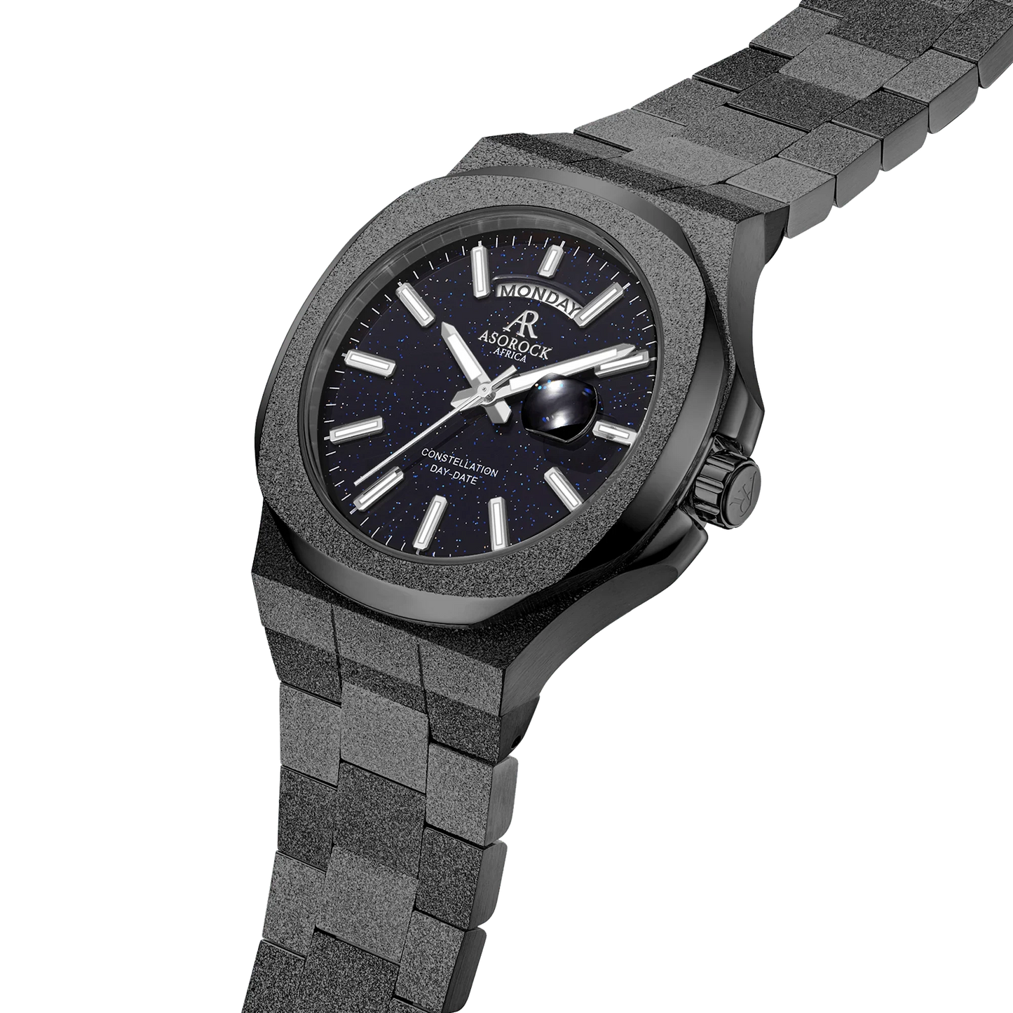 All Black frosted stardust Constellation Day-Date