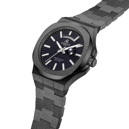 All Black frosted stardust Constellation Day-Date