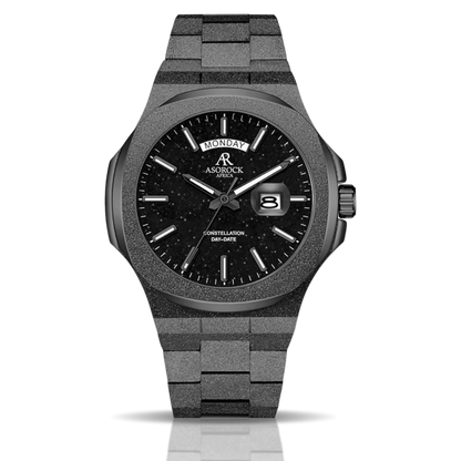 All Black frosted stardust Constellation Day-Date