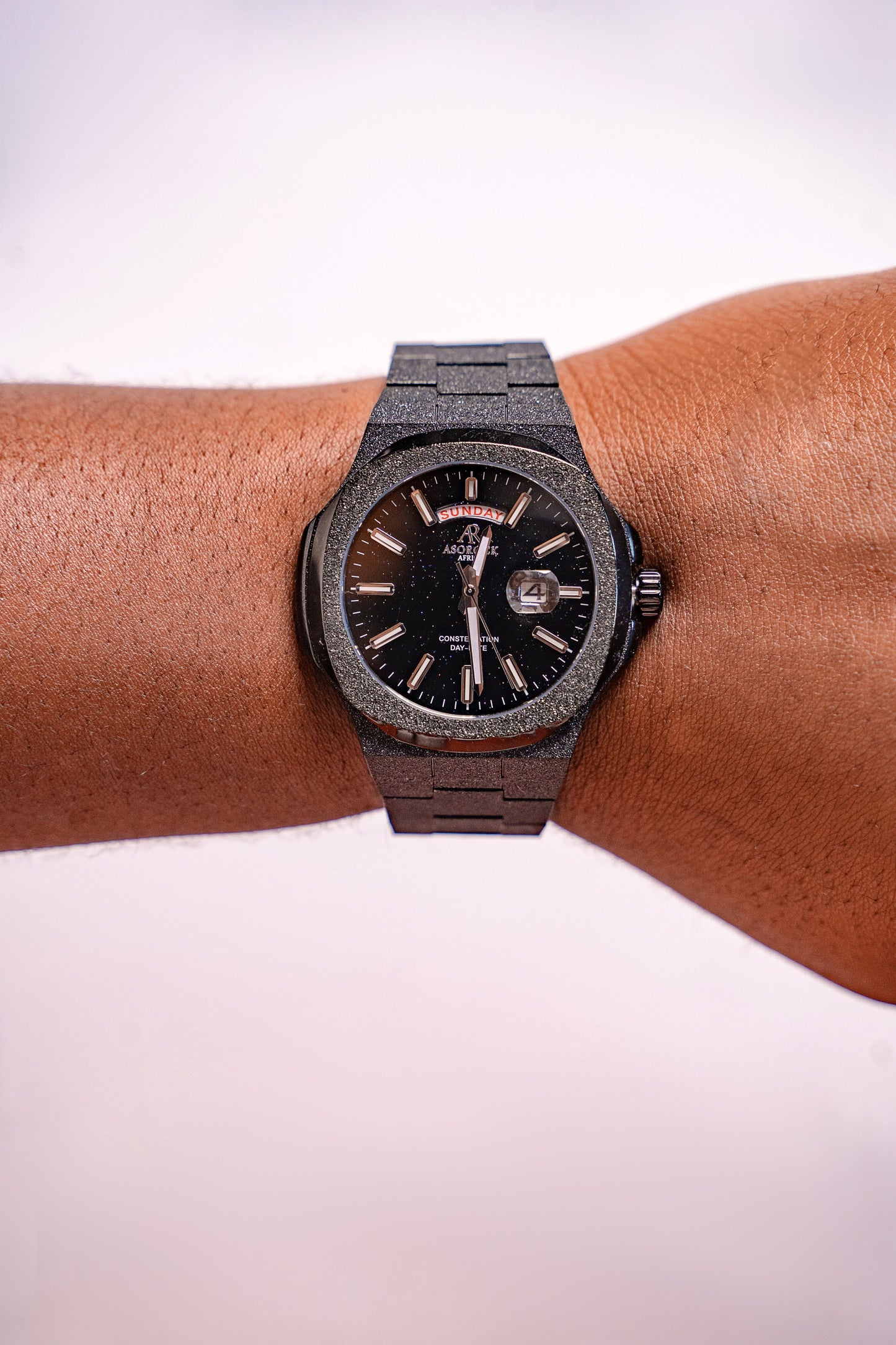 All Black frosted stardust Constellation Day-Date