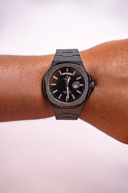 All Black frosted stardust Constellation Day-Date