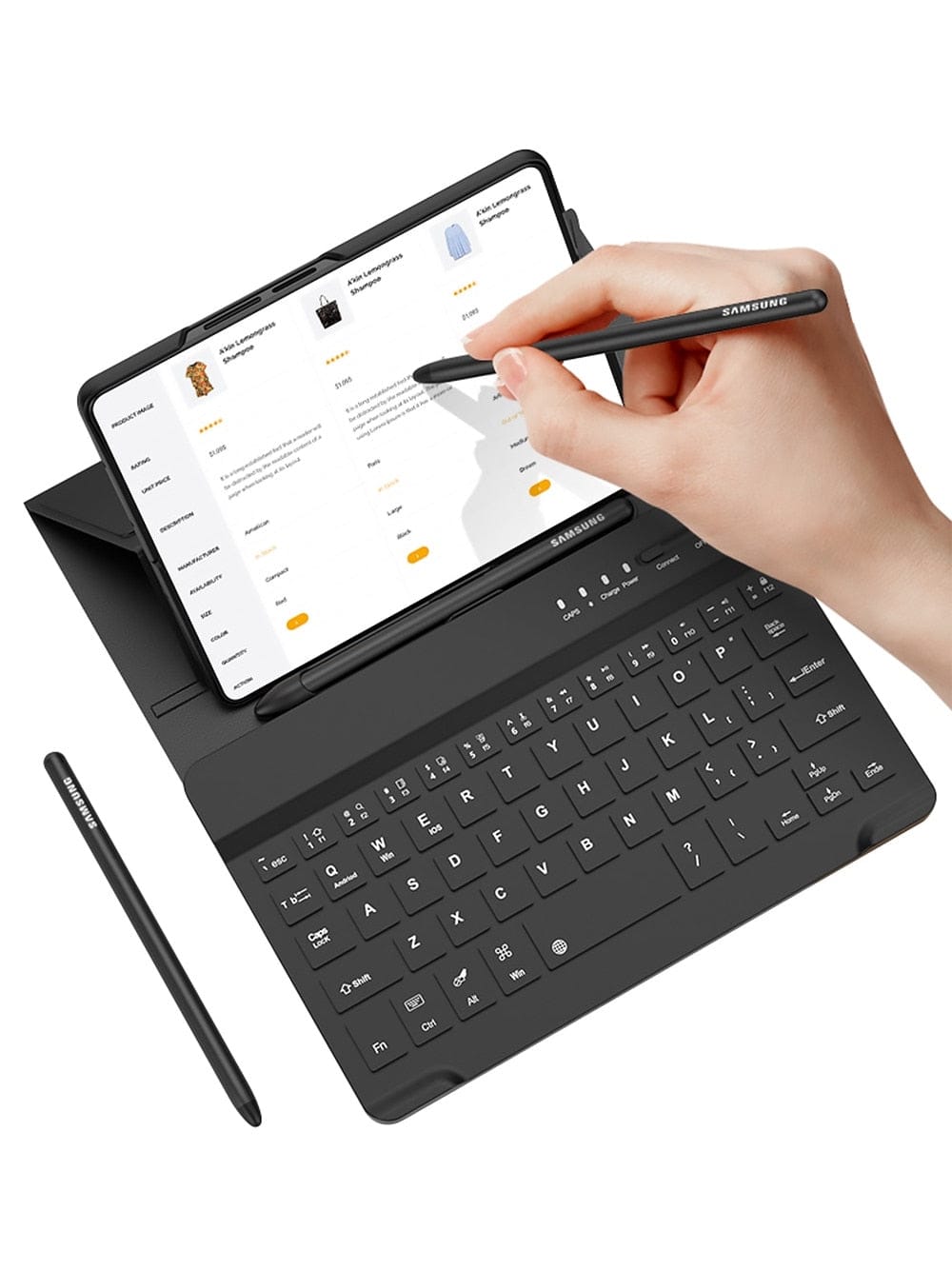 FlexStation™ 4-in-1 WorkSuite – Slim Case, Keyboard, Pen & Leather Stand for Z Fold