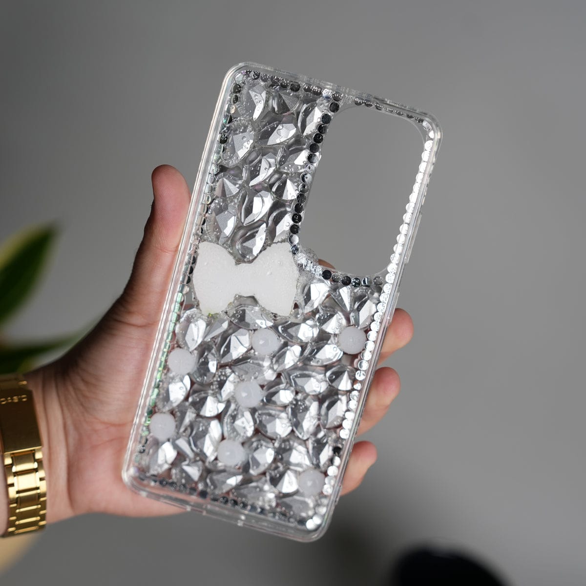 Galaxy S26 Ultra BOW Rhinestone Diamond Design Girly Cover