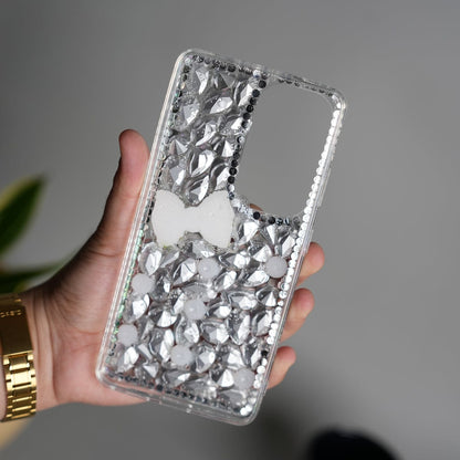 Galaxy S26 Ultra BOW Rhinestone Diamond Design Girly Cover