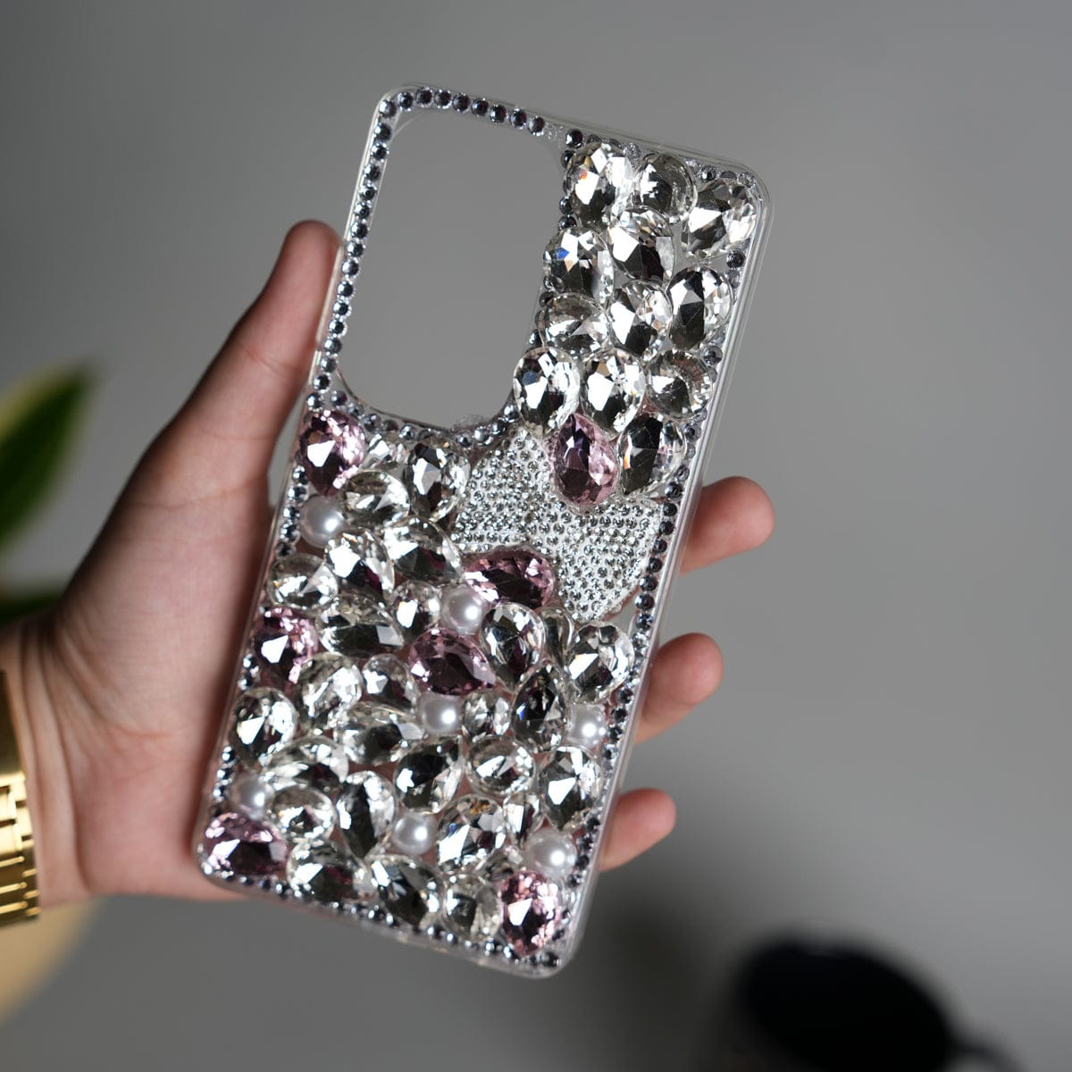 Galaxy S26 Ultra BOW Rhinestone Diamond Design Girly Cover