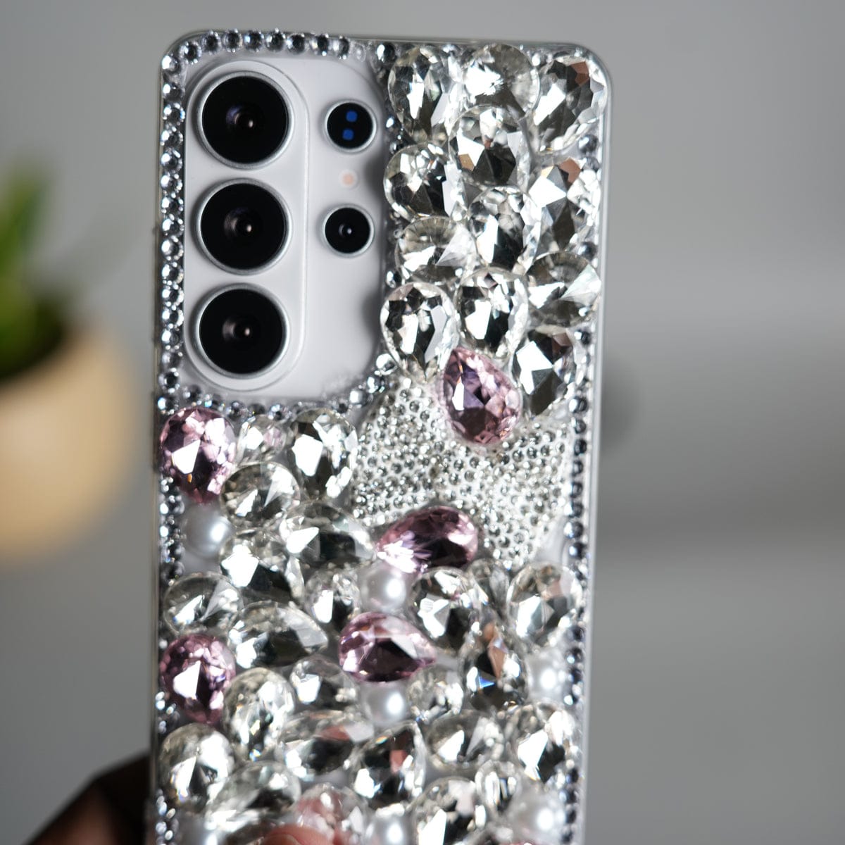 Galaxy S26 Ultra BOW Rhinestone Diamond Design Girly Cover