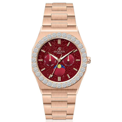 Iced diamond bezel transporter - plain straps