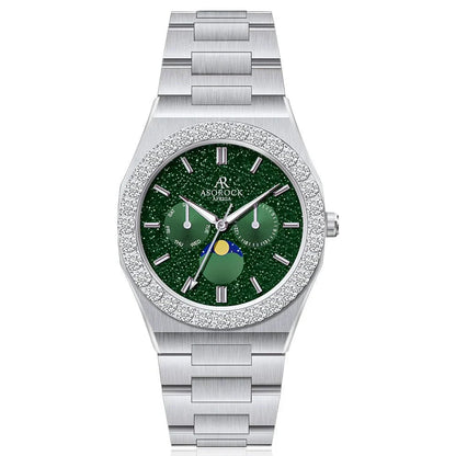 Iced diamond bezel transporter - plain straps