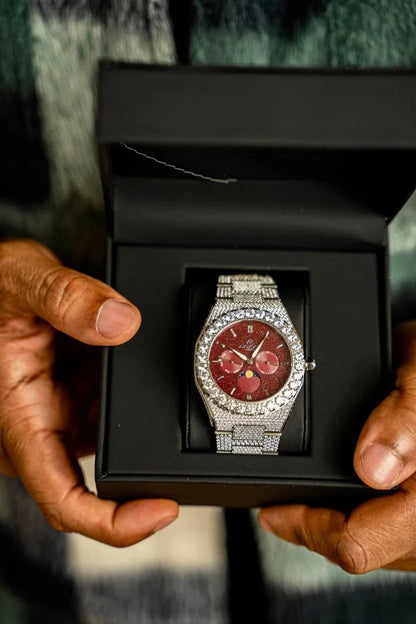 Iced transporter - Big diamond bezel - Fully iced strap