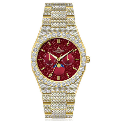 Iced transporter - Big diamond bezel - Fully iced strap