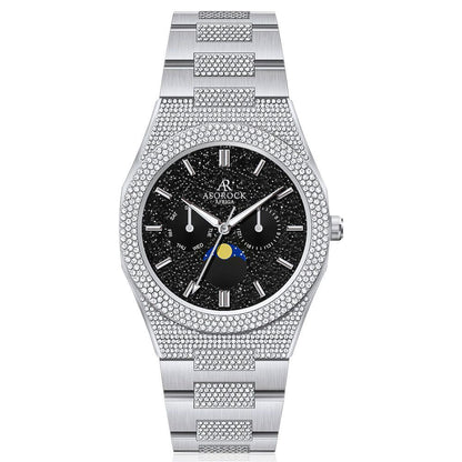 Iced transporter - Small diamond bezel - Half iced strap