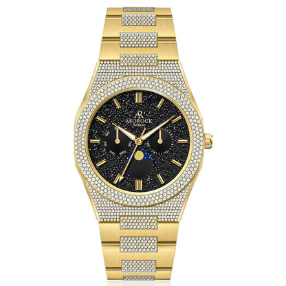 Iced transporter - Small diamond bezel - Half iced strap