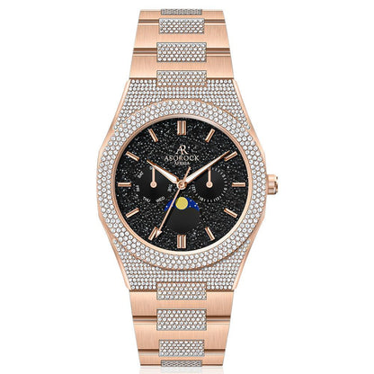 Iced transporter - Small diamond bezel - Half iced strap
