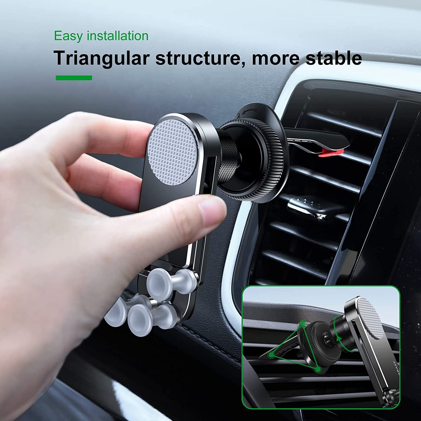 RoadGrip X2™ Z Fold Car Mount – Enhanced Stability 2.0