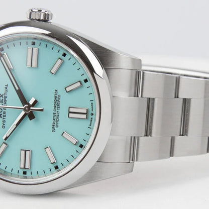 Rolex Oyster Perpetual Tiffany Blue Dial 124300 41 mm