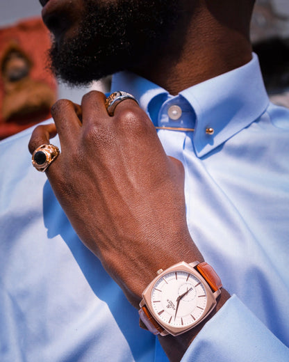 RoseGold/White Monolith