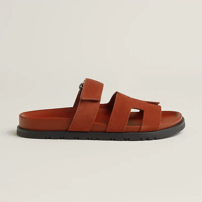 Hermes - Sandales Chypre Marron muscavado