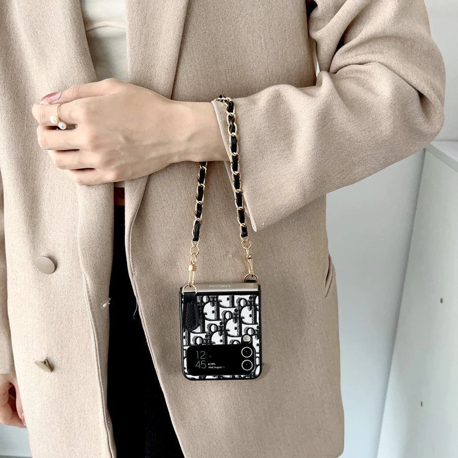 Luxury Crossbody Chain Case-Elegant Pattern
