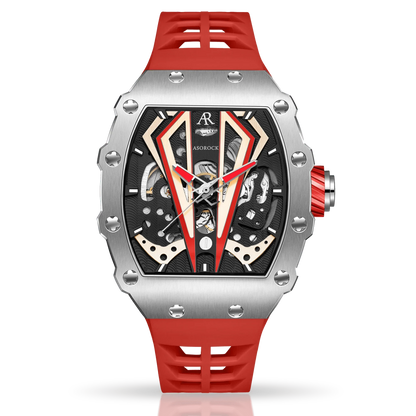 Silver/red Motorsport V2 automatic