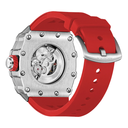 Silver/red Motorsport V2 automatic