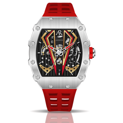 Silver/red Motorsport V2 automatic