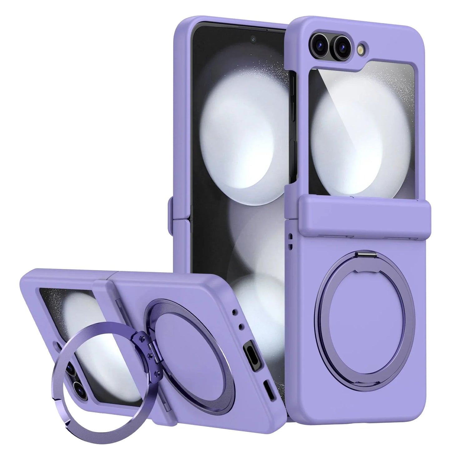Samsung Z Flip Ring Holder Protective Case