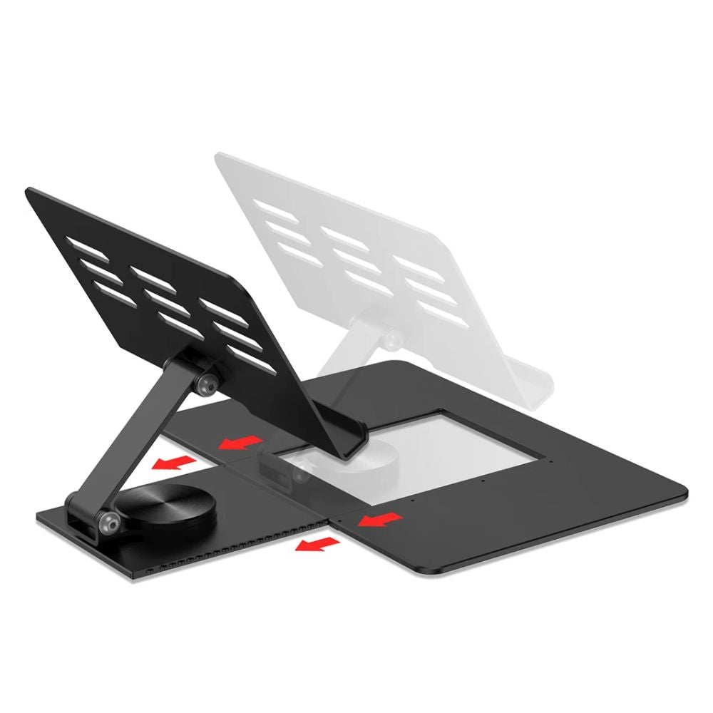 WorkDesk Pro™ Z Fold Wireless Keyboard & 360° Multi-Angle Stand Set